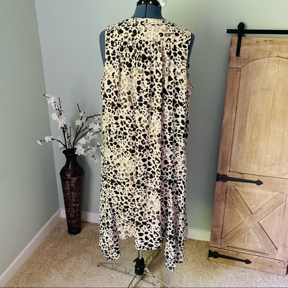 LaneBryant AnimalPrint Sleeveless Dress NWOT 18/20 - Picture 4 of 6